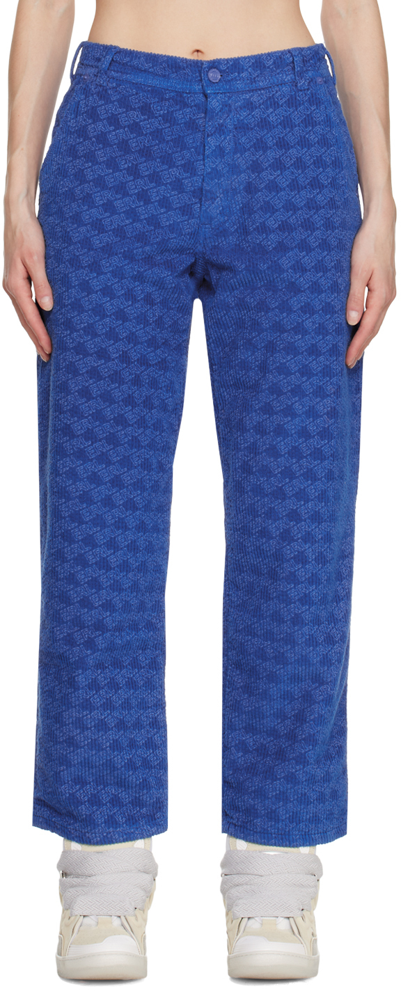 ERL Blue Padded Trousers