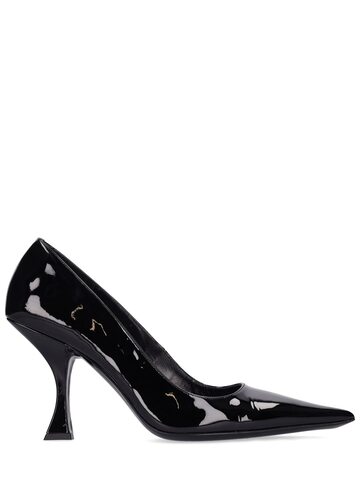 by far 90mm viva patent leather pumps in black