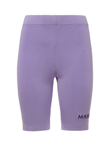 MARC JACOBS (THE) The Sport Viscose Blend Bike Shorts in violet