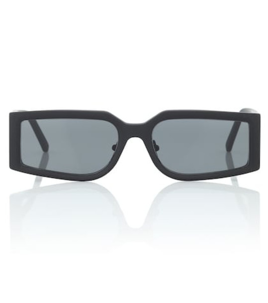 Self-Portrait Eden rectangular sunglasses in black