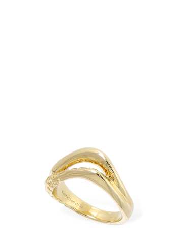 maria black bess ring in gold