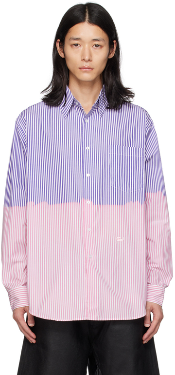eytys blue & pink otis shirt