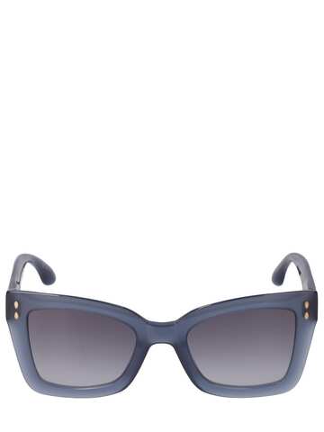 ISABEL MARANT Dresly Cat-eye Acetate Sunglasses in blue / grey