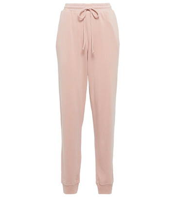 Lanston Sport Porter cotton-blend sweatpants in pink