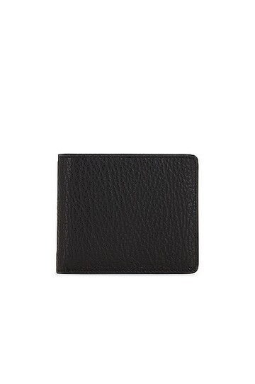 maison margiela bifold wallet in black