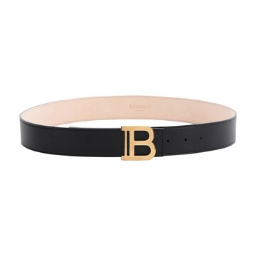 Balmain Leather B-Belt belt in noir