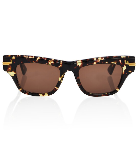 Bottega Veneta Cat-eye acetate sunglasses in brown