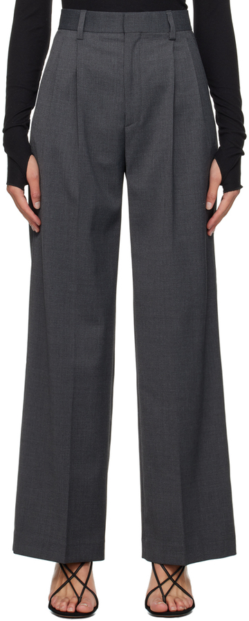 filippa k gray darcey trousers in grey
