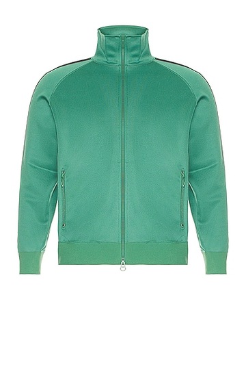 needles track jacket in green