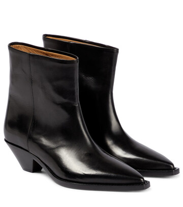 Isabel Marant Imori leather ankle boots in black