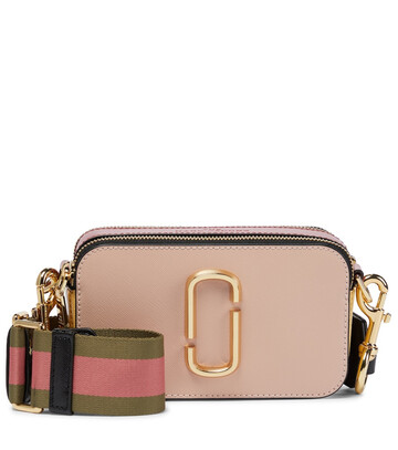 The Marc Jacobs The Snapshot Small leather camera bag in pink