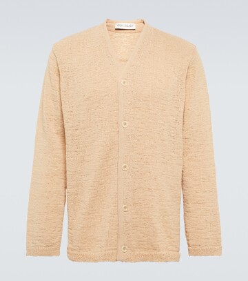 our legacy knit cardigan in beige