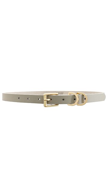 Lovestrength Thin Two Loop Belt in Cream in natural