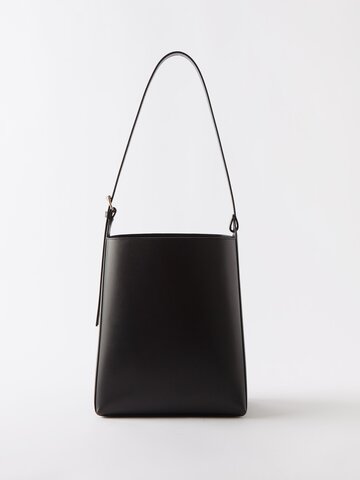 a.p.c. a.p.c. - virginie leather shoulder bag - womens - black
