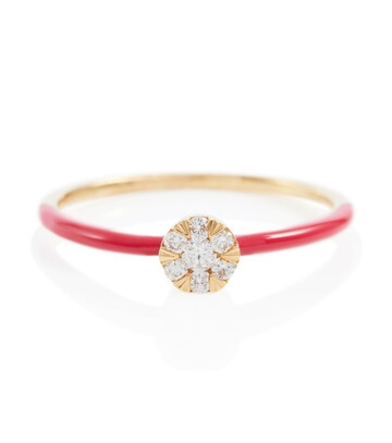 PersÃ©e 18kt gold ring with diamonds