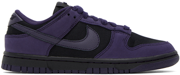 nike purple & black dunk low lx sneakers