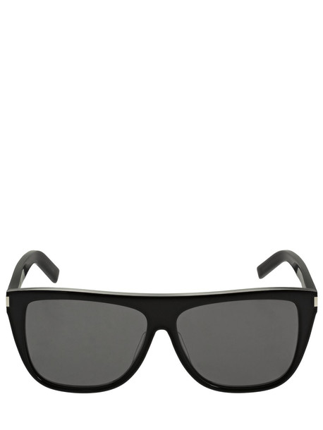 SAINT LAURENT New Wave Sl 1 Acetate Mask Sunglasses in black