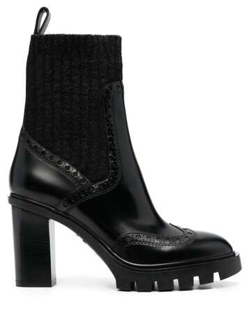 santoni sock-style 85mm boots - black