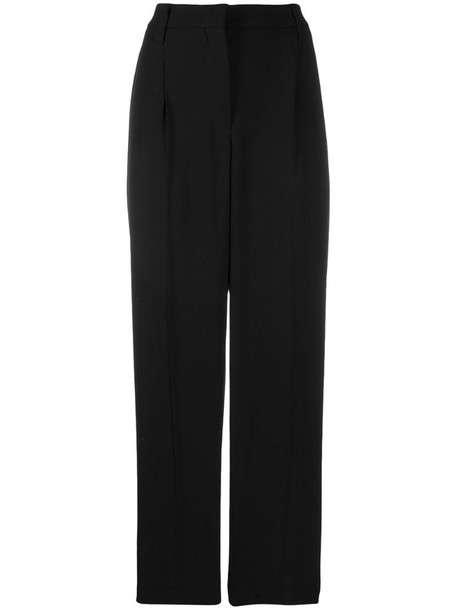 Brunello Cucinelli straight-leg tailored trousers in black