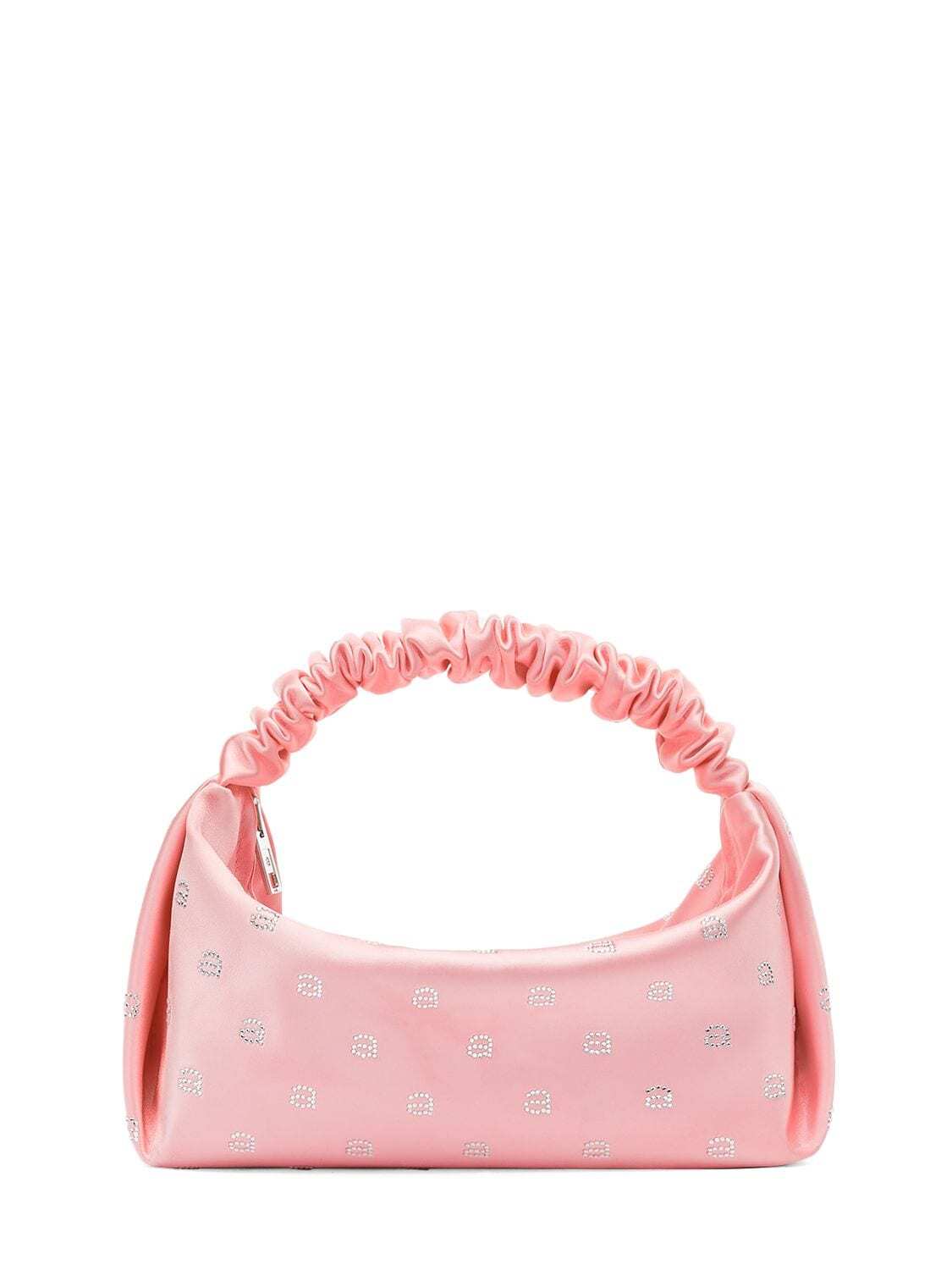 ALEXANDER WANG Mini Scrunchie Top Handle Bag in pink