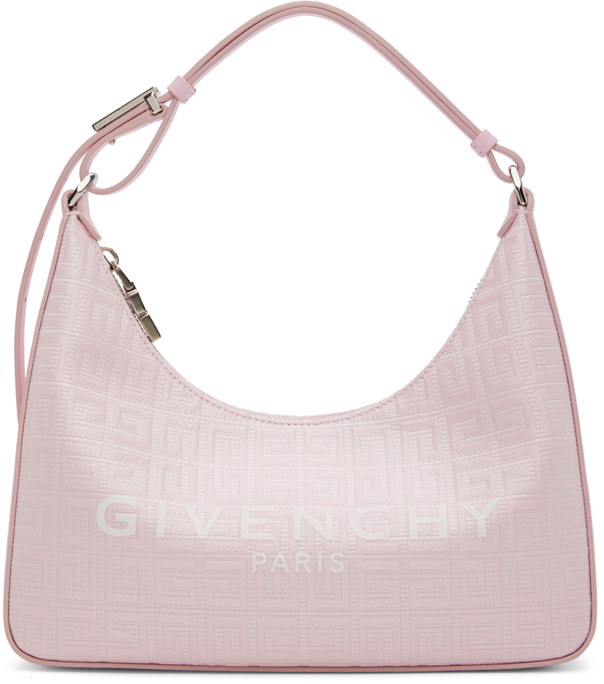 Givenchy Pink Small Moon Cut Out Shoulder Bag