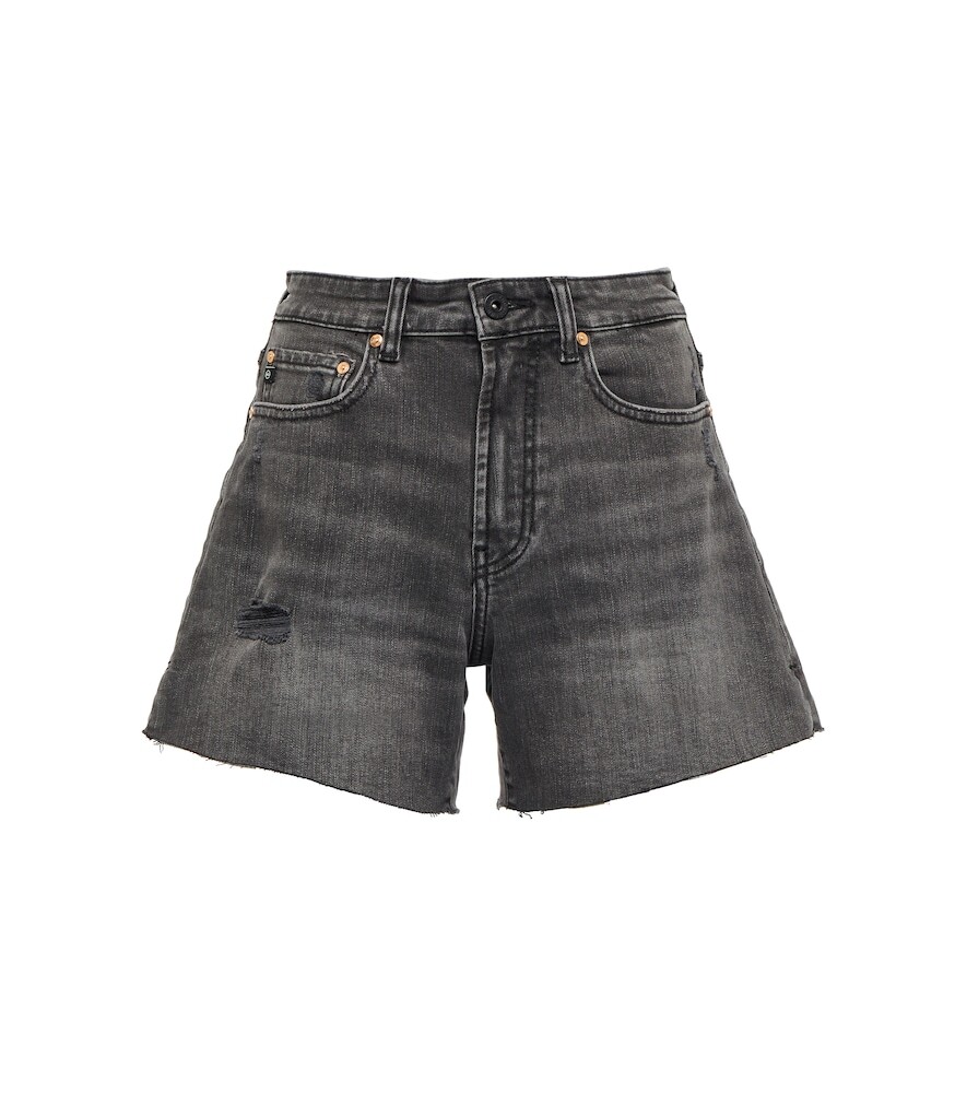 AG Jeans New Alexxis high-rise shorts in black