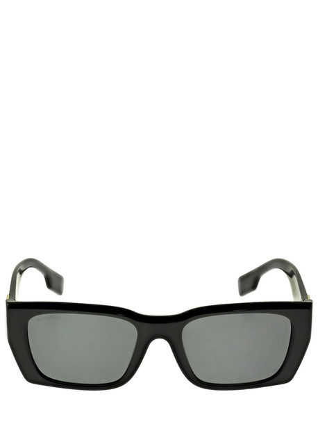 BURBERRY B Logo Squared Acetate Sunglasses in black