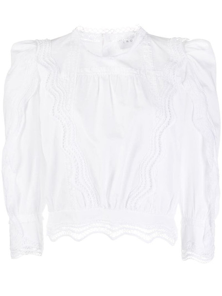 IRO Avil lace blouse in white