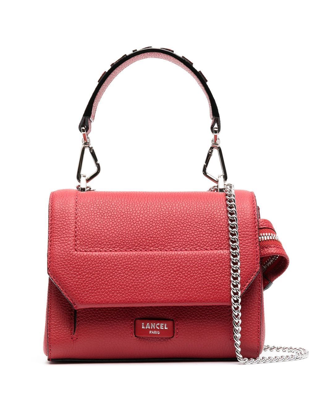 Lancel leather flap bag - Red