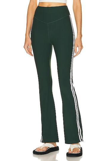 the upside st germain florence flare pant in dark green