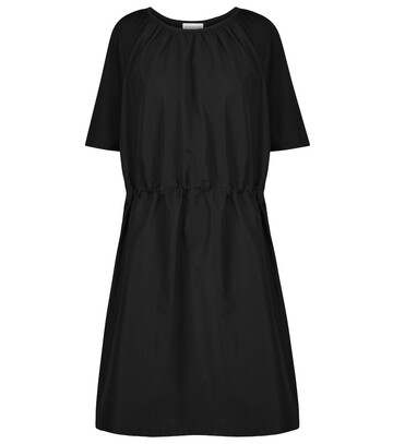 moncler belted minidress in black
