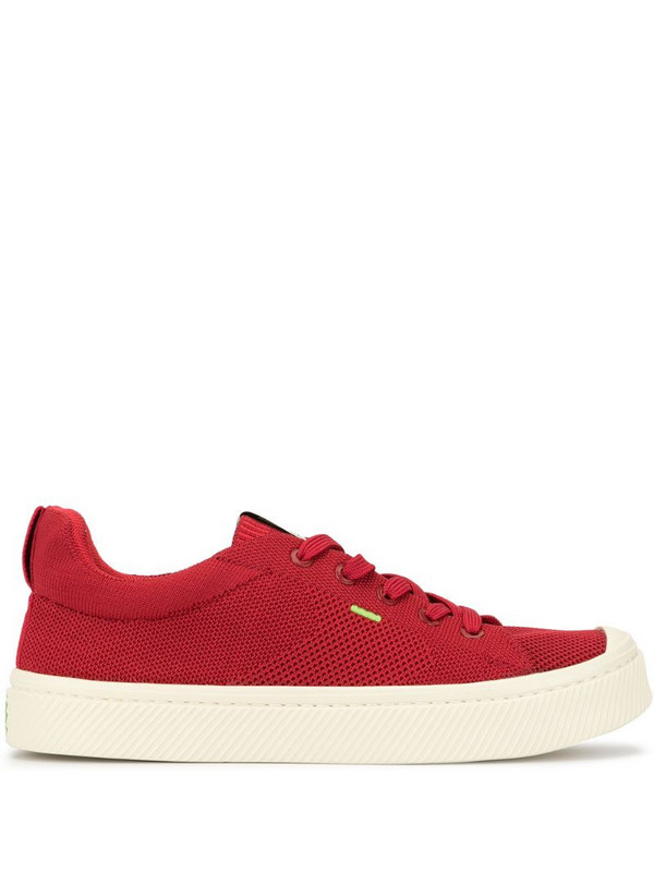 Cariuma IBI Low Raw Red Knit Sneaker