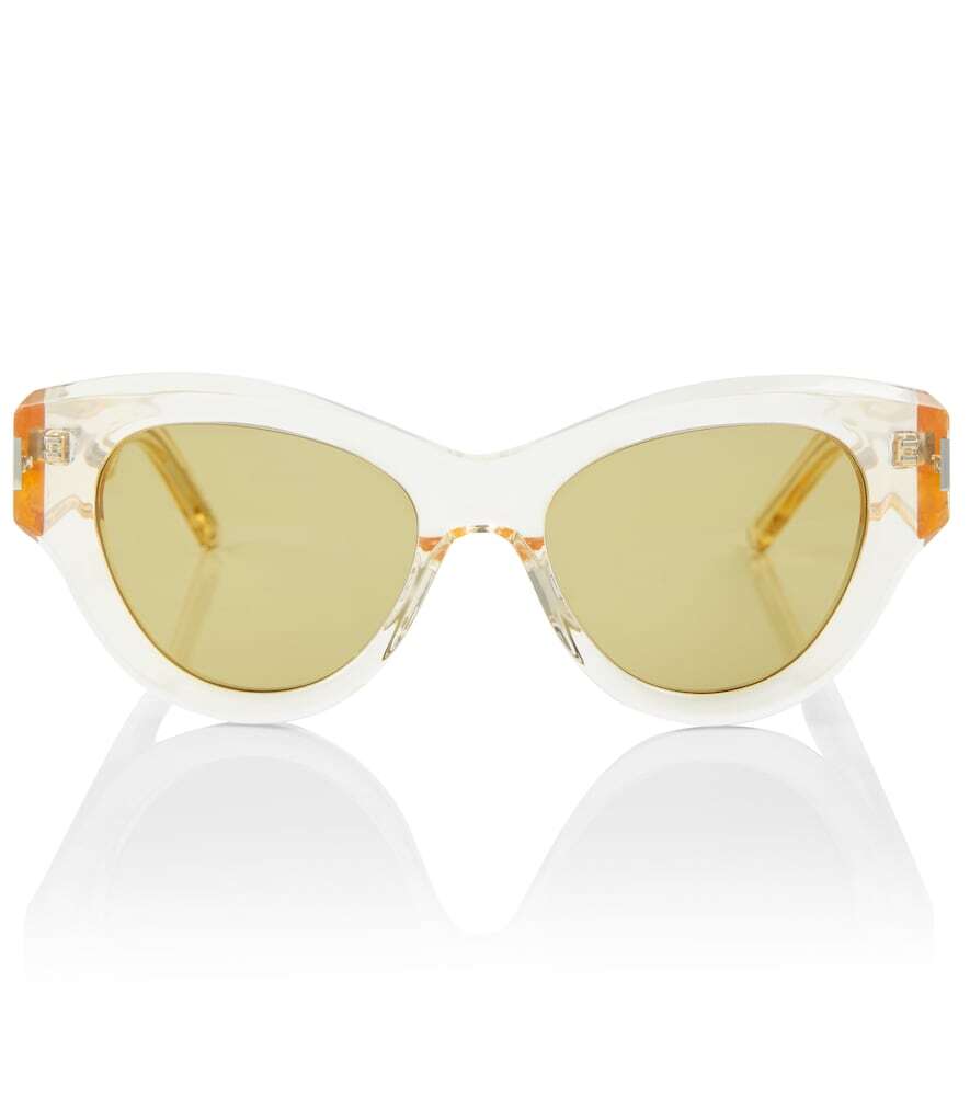 Saint Laurent SL 506 cat-eye sunglasses in yellow