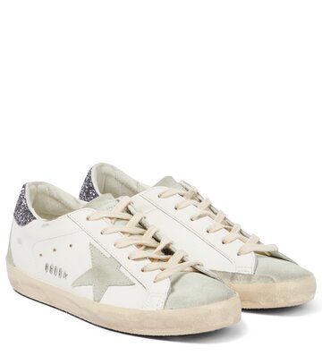 Golden Goose Super-Star leather sneakers in white