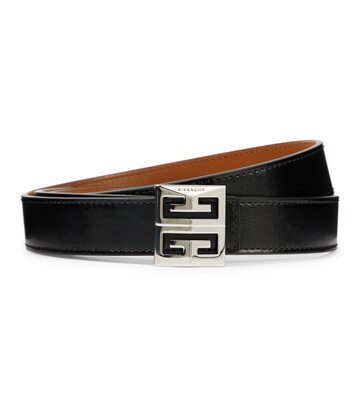 Givenchy 4G reversible leather belt in black