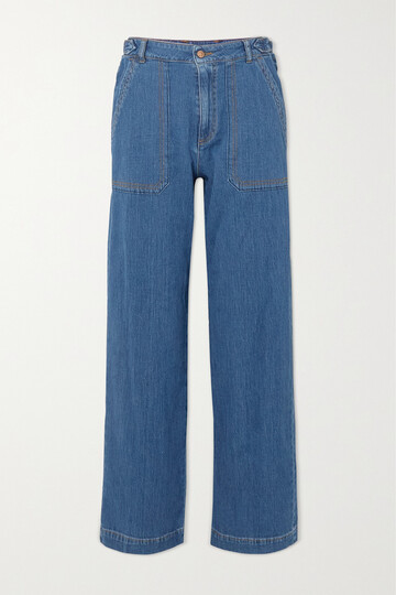 See By Chloé See By Chloé - High-rise Wide-leg Jeans - Blue