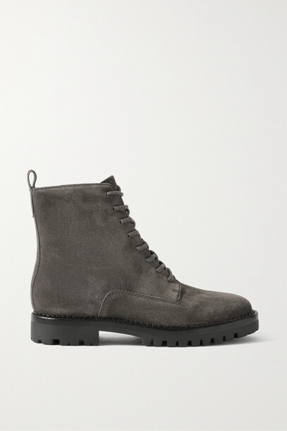 Vince - Cabria Suede Ankle Boots - Gray