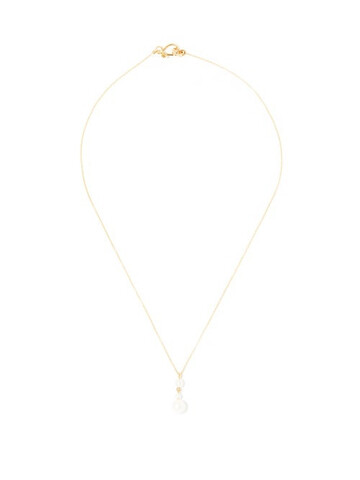 sophie bille brahe - babylon pearl & 18kt gold pendant necklace - womens - pearl
