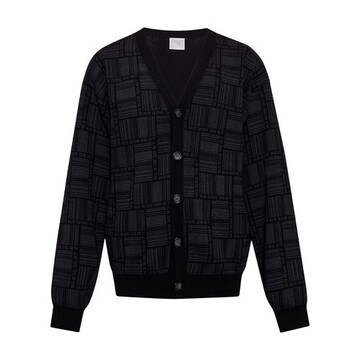 vtmnts cardigan with buttons in black