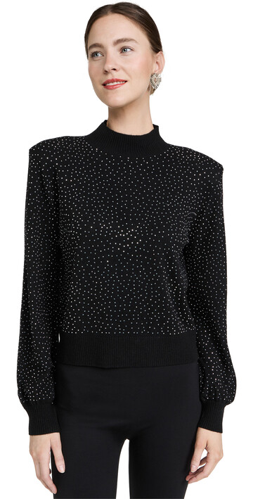 Generation Love Russo Crystal Sweater in black