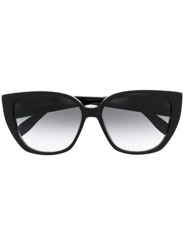 Alexander McQueen Eyewear Seal cat-eye sunglasses in black