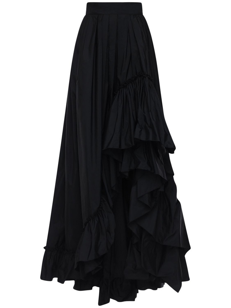 Yves Saint Laurent Vintage asymmetric chiffon skirt - Black