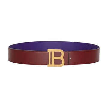 Balmain B-Belt reversible leather belt