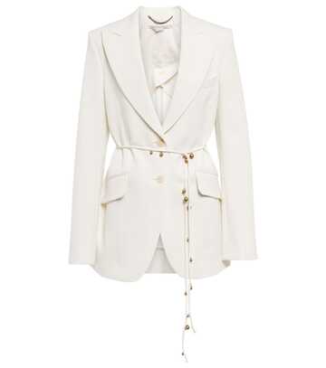 Stella McCartney Crêpe blazer in white