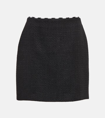 Elie Saab Tweed miniskirt in black