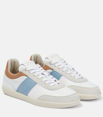 Tod's Tabs leather and suede sneakers