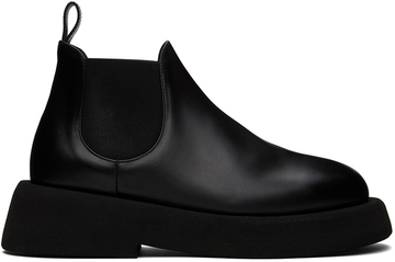 marsèll black gomme gommellone chelsea boots