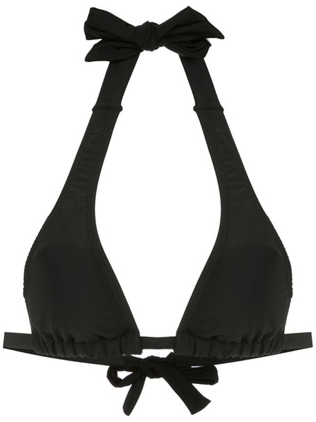 Amir Slama triangle bikini top in black