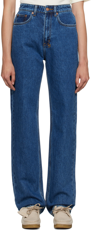 ksubi blue playback jeans in denim / denim