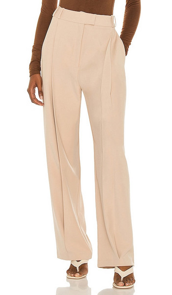 RE ONA Suit Trousers in Tan in sand